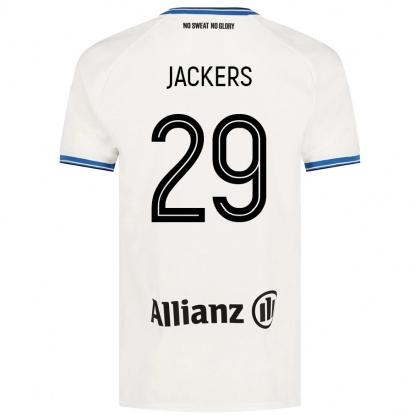 Danxen Kinder Nordin Jackers #29 Weiß Auswärtstrikot Trikot 2024/25 T-Shirt Schweiz