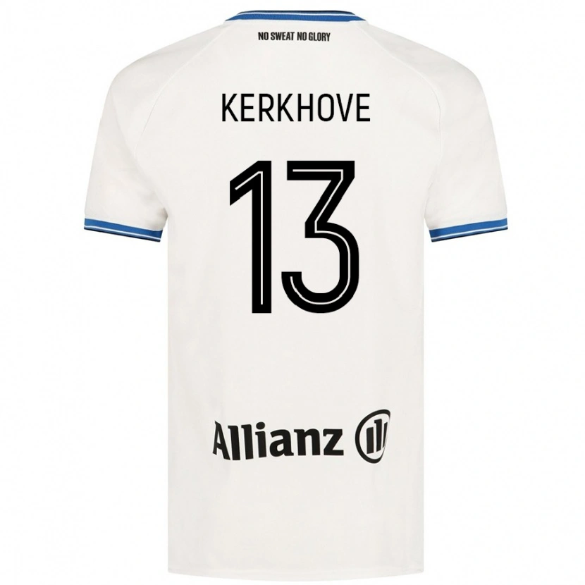 Danxen Kinder Angel Kerkhove #13 Weiß Auswärtstrikot Trikot 2024/25 T-Shirt Schweiz