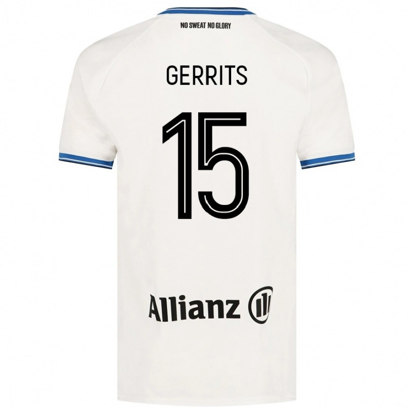 Danxen Kinder Melanie Gerrits #15 Weiß Auswärtstrikot Trikot 2024/25 T-Shirt Schweiz