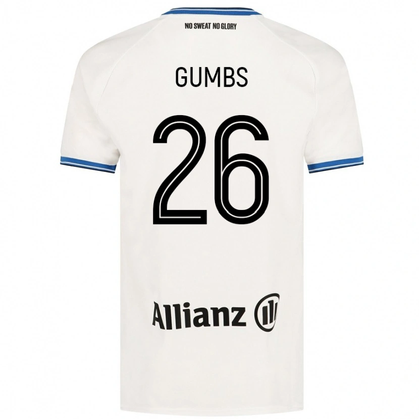 Danxen Kinder Aisse Gumbs #26 Weiß Auswärtstrikot Trikot 2024/25 T-Shirt Schweiz