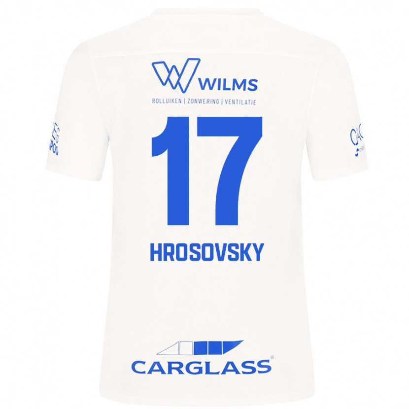 Danxen Kinder Patrik Hrosovsky #17 Weiß Auswärtstrikot Trikot 2024/25 T-Shirt Schweiz