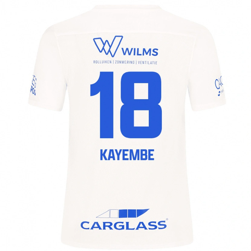 Danxen Kinder Joris Kayembe #18 Weiß Auswärtstrikot Trikot 2024/25 T-Shirt Schweiz