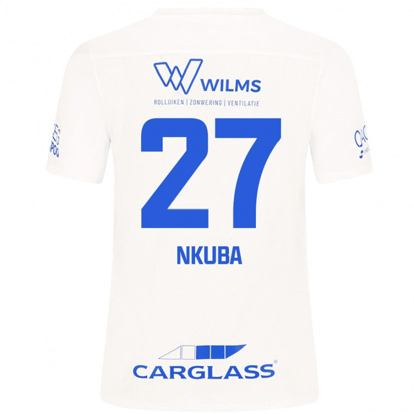 Danxen Kinder Ken Nkuba #27 Weiß Auswärtstrikot Trikot 2024/25 T-Shirt Schweiz