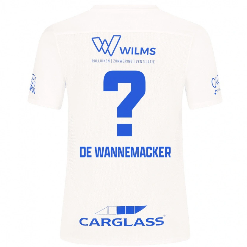 Danxen Kinder August De Wannemacker #0 Weiß Auswärtstrikot Trikot 2024/25 T-Shirt Schweiz