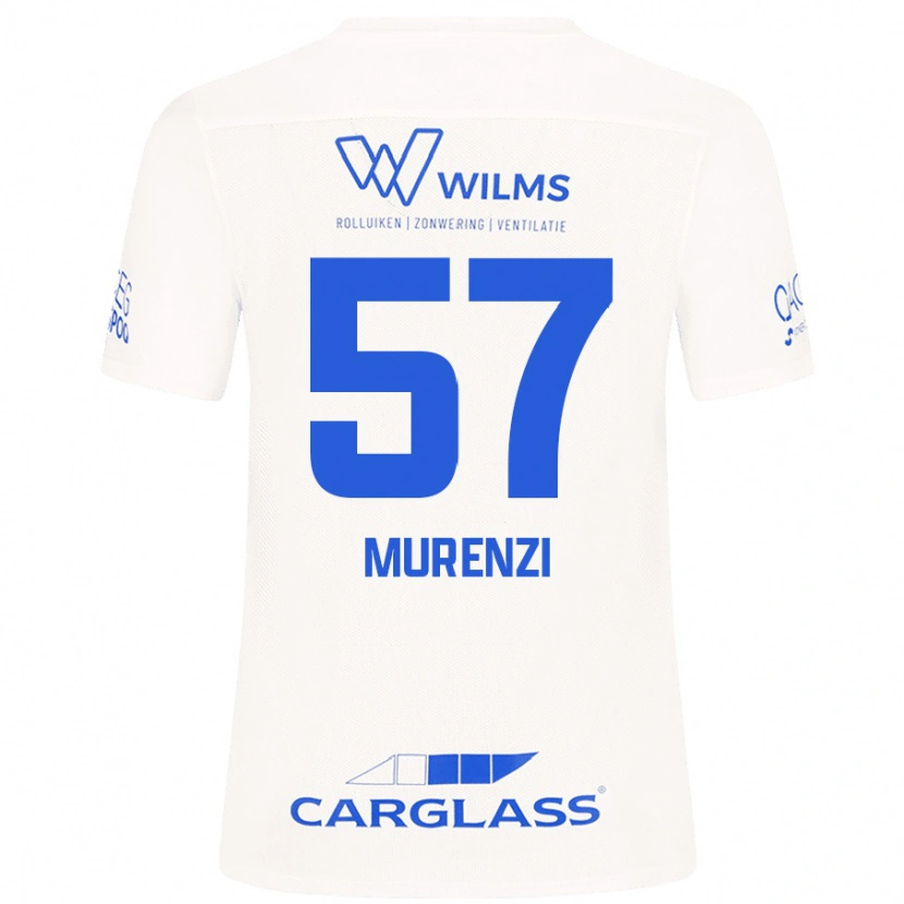 Danxen Kinder Aaron Murenzi #57 Weiß Auswärtstrikot Trikot 2024/25 T-Shirt Schweiz