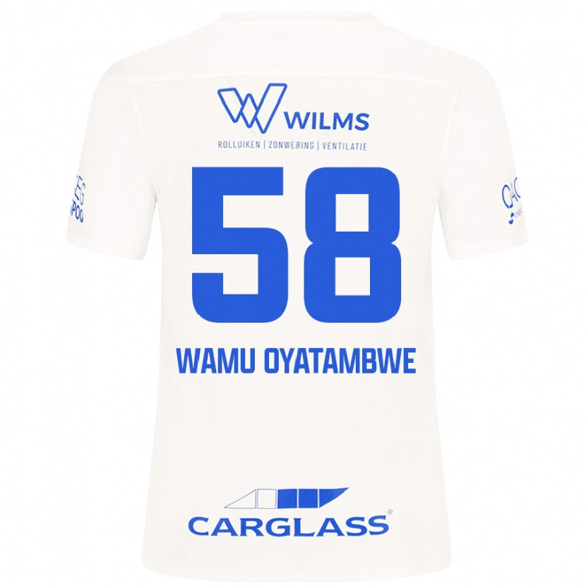 Danxen Kinder Matthias Wamu Oyatambwe #58 Weiß Auswärtstrikot Trikot 2024/25 T-Shirt Schweiz