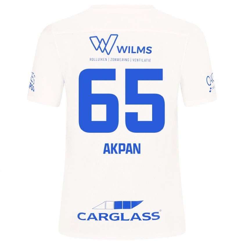 Danxen Kinder Christian Akpan #65 Weiß Auswärtstrikot Trikot 2024/25 T-Shirt Schweiz