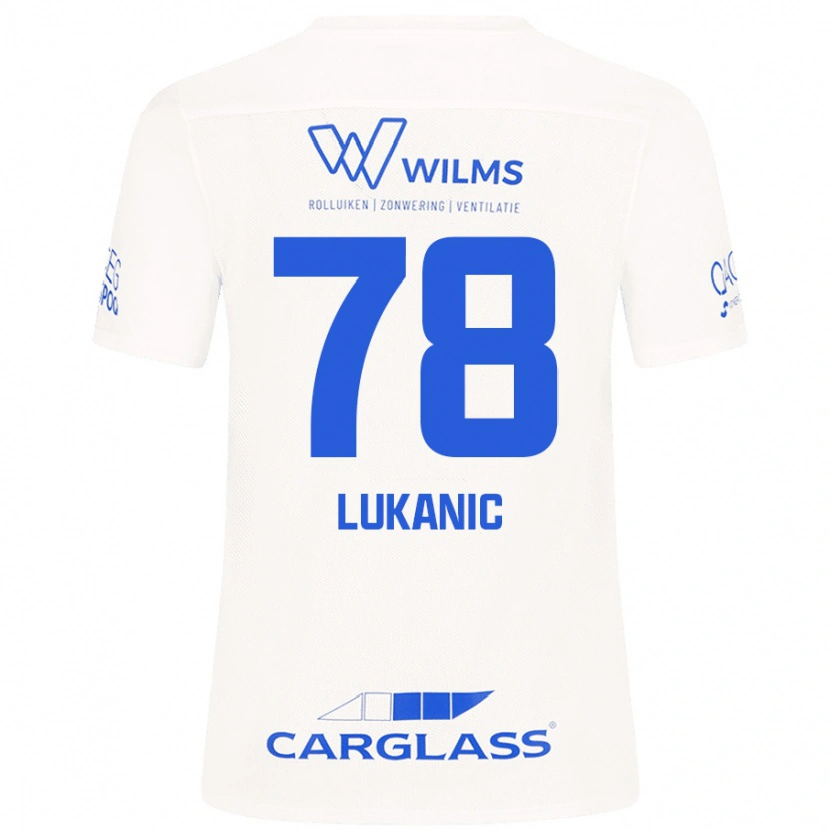 Danxen Kinder Luka Lukanic #78 Weiß Auswärtstrikot Trikot 2024/25 T-Shirt Schweiz