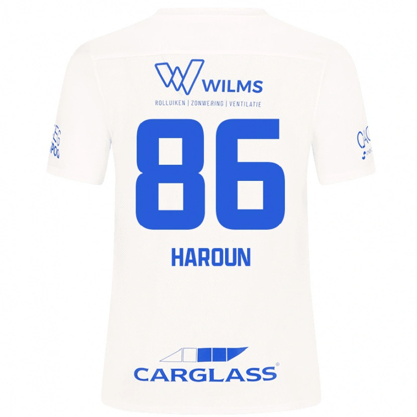 Danxen Kinder Kenan Haroun #86 Weiß Auswärtstrikot Trikot 2024/25 T-Shirt Schweiz