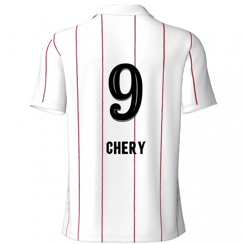 Danxen Kinder Tjaronn Chery #9 Weiß Schwarz Auswärtstrikot Trikot 2024/25 T-Shirt Schweiz