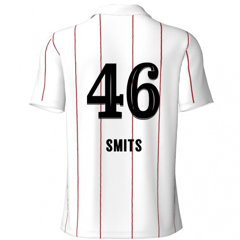 Danxen Kinder Milan Smits #46 Weiß Schwarz Auswärtstrikot Trikot 2024/25 T-Shirt Schweiz