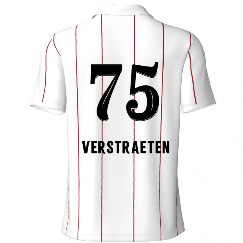 Danxen Kinder Andreas Verstraeten #75 Weiß Schwarz Auswärtstrikot Trikot 2024/25 T-Shirt Schweiz