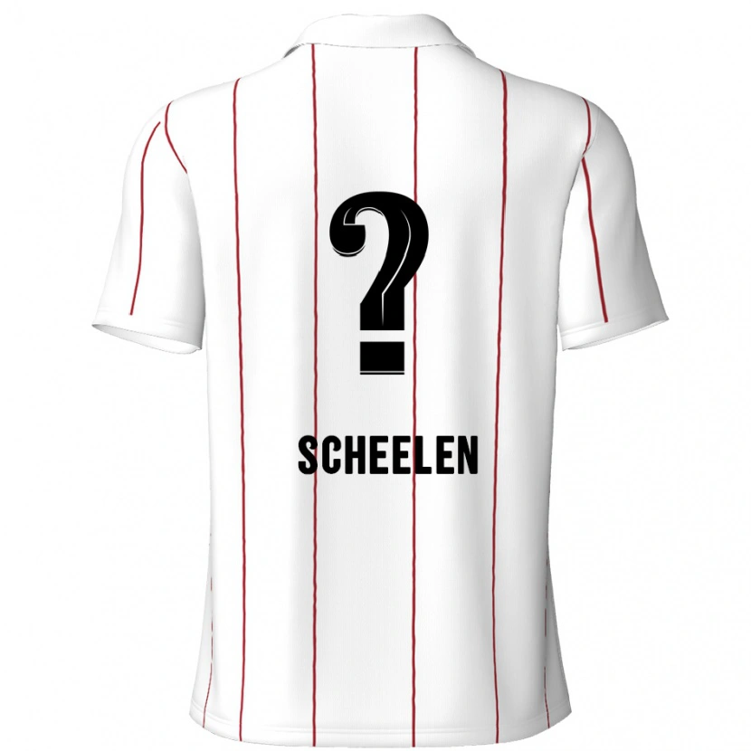 Danxen Kinder Thijme Scheelen #0 Weiß Schwarz Auswärtstrikot Trikot 2024/25 T-Shirt Schweiz