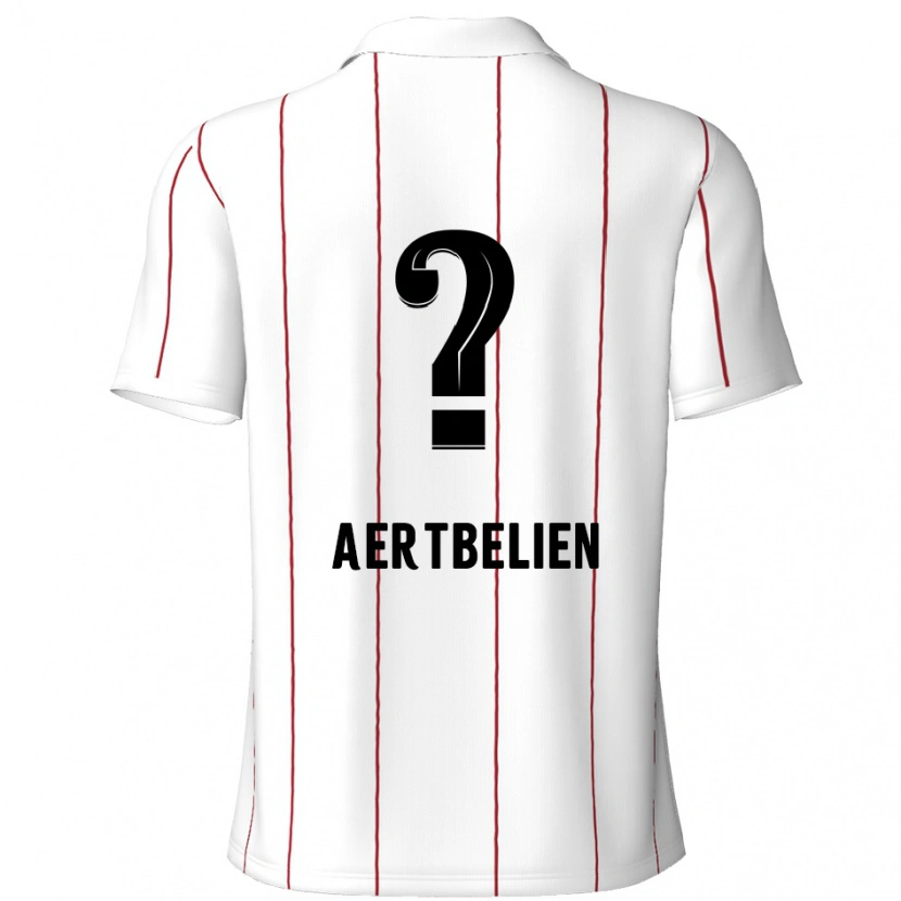 Danxen Kinder Lukas Aertbeliën #0 Weiß Schwarz Auswärtstrikot Trikot 2024/25 T-Shirt Schweiz