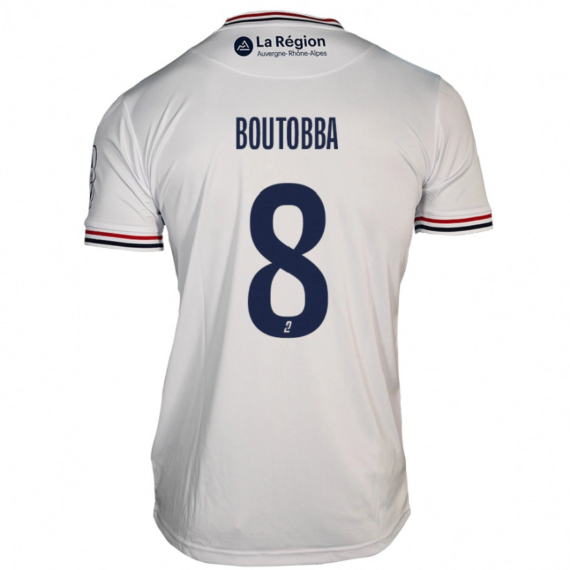 Danxen Kinder Bilal Boutobba #8 Weiß Auswärtstrikot Trikot 2024/25 T-Shirt Schweiz