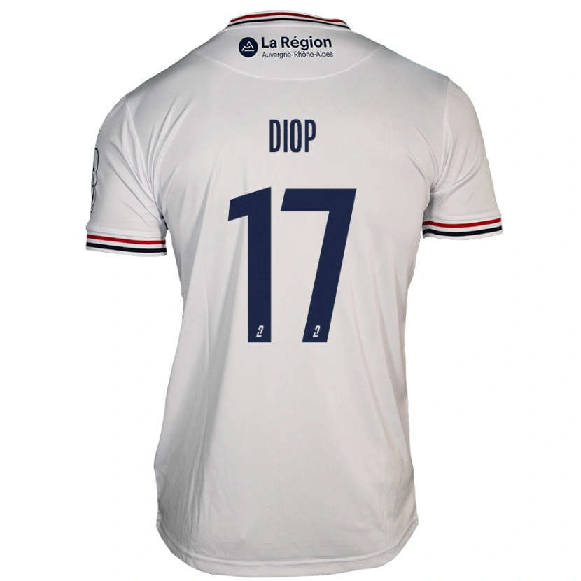 Danxen Kinder Ousmane Diop #17 Weiß Auswärtstrikot Trikot 2024/25 T-Shirt Schweiz