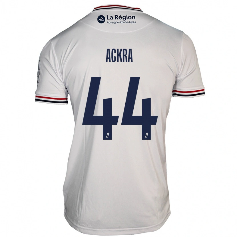 Danxen Kinder Allan Ackra #44 Weiß Auswärtstrikot Trikot 2024/25 T-Shirt Schweiz