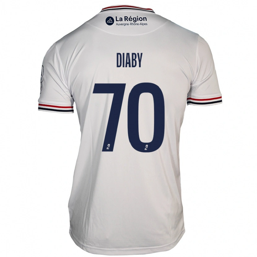 Danxen Kinder Yadaly Diaby #70 Weiß Auswärtstrikot Trikot 2024/25 T-Shirt Schweiz