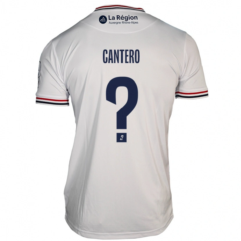 Danxen Kinder Enzo Cantero #0 Weiß Auswärtstrikot Trikot 2024/25 T-Shirt Schweiz