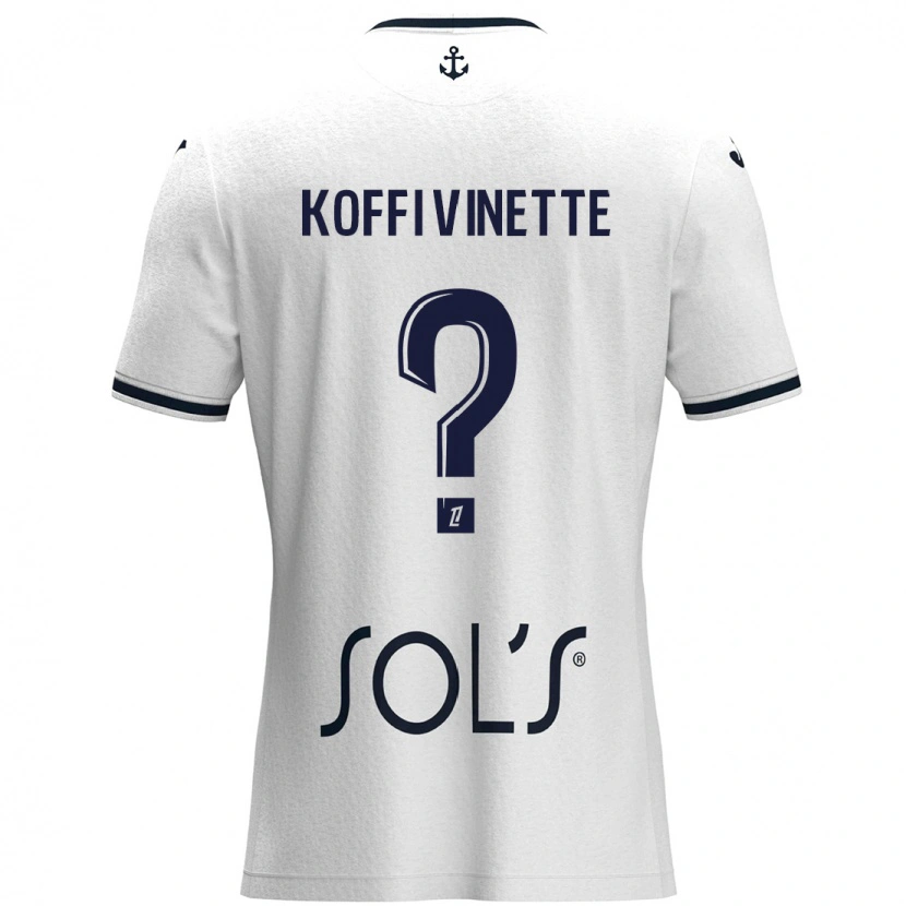 Danxen Kinder Enzo Koffi Vinette #0 Weiß Dunkelblau Auswärtstrikot Trikot 2024/25 T-Shirt Schweiz