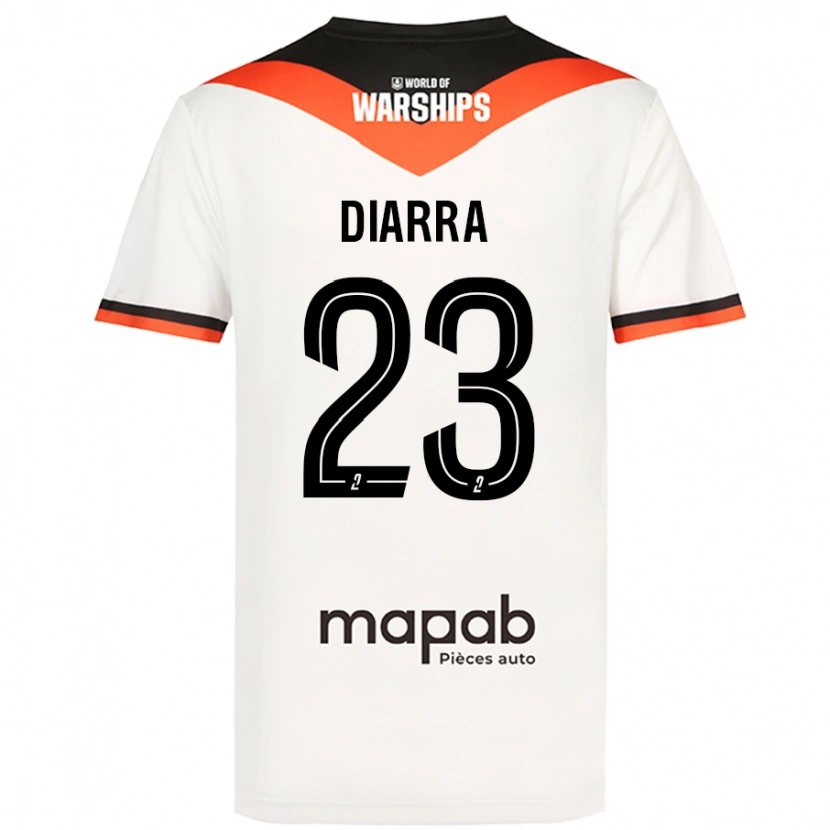 Danxen Kinder Stéphane Diarra #23 Weiß Auswärtstrikot Trikot 2024/25 T-Shirt Schweiz