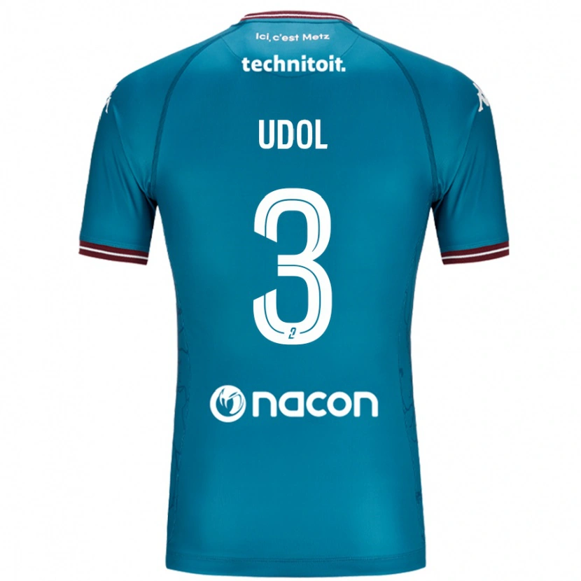 Danxen Kinder Matthieu Udol #3 Blau Petrol Auswärtstrikot Trikot 2024/25 T-Shirt Schweiz