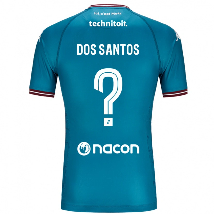 Danxen Kinder Tahirys Dos Santos #0 Blau Petrol Auswärtstrikot Trikot 2024/25 T-Shirt Schweiz