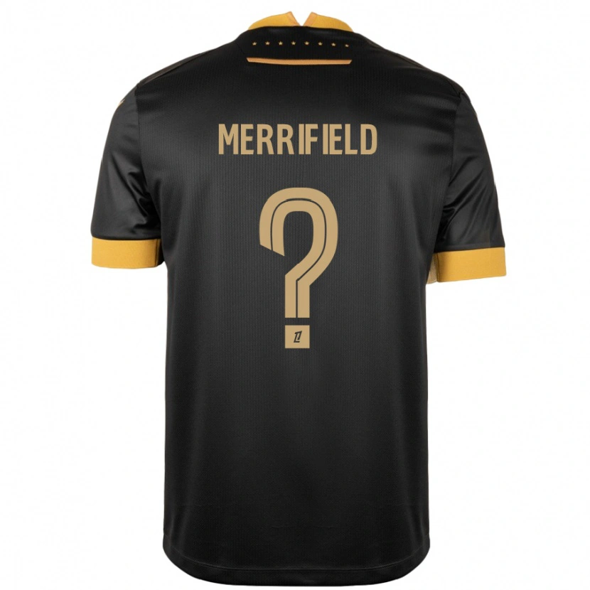 Danxen Kinder Loan Merrifield #0 Schwarz Braun Auswärtstrikot Trikot 2024/25 T-Shirt Schweiz