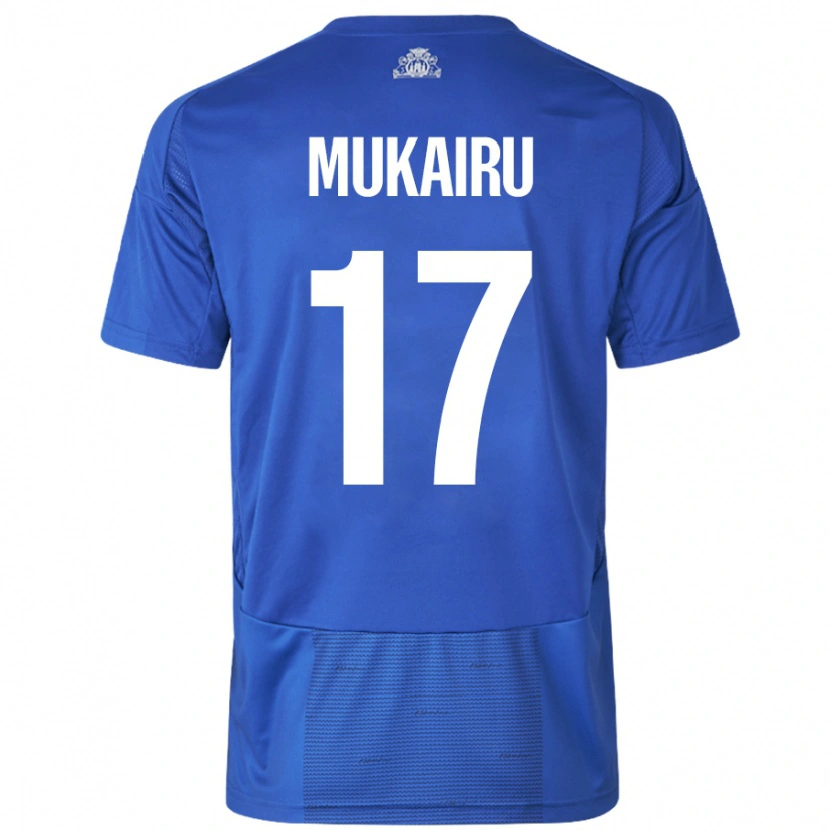 Danxen Kinder Paul Mukairu #17 Weiß Blau Auswärtstrikot Trikot 2024/25 T-Shirt Schweiz