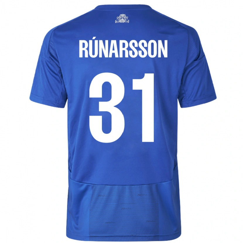 Danxen Kinder Rúnar Alex Rúnarsson #31 Weiß Blau Auswärtstrikot Trikot 2024/25 T-Shirt Schweiz