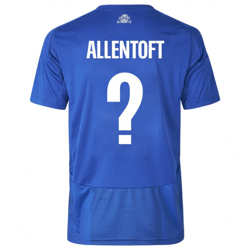 Danxen Kinder Philip Allentoft #0 Weiß Blau Auswärtstrikot Trikot 2024/25 T-Shirt Schweiz