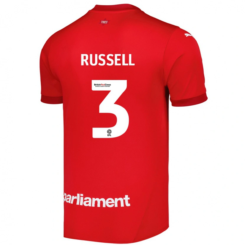 Danxen Herren Jon Russell #3 Rot Heimtrikot Trikot 2024/25 T-Shirt Schweiz