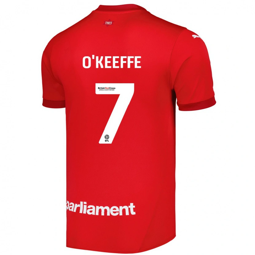 Danxen Herren Corey O'keeffe #7 Rot Heimtrikot Trikot 2024/25 T-Shirt Schweiz