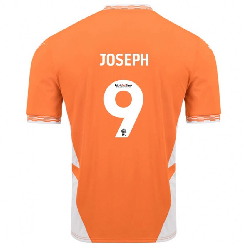 Danxen Herren Kyle Joseph #9 Orange Weiß Heimtrikot Trikot 2024/25 T-Shirt Schweiz