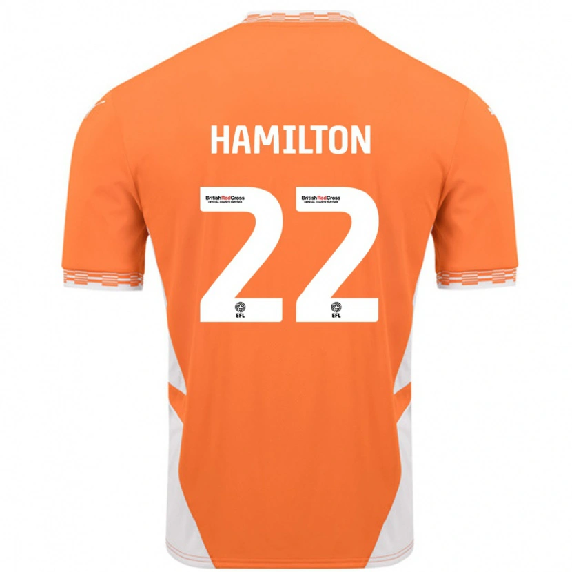 Danxen Herren Cj Hamilton #22 Orange Weiß Heimtrikot Trikot 2024/25 T-Shirt Schweiz