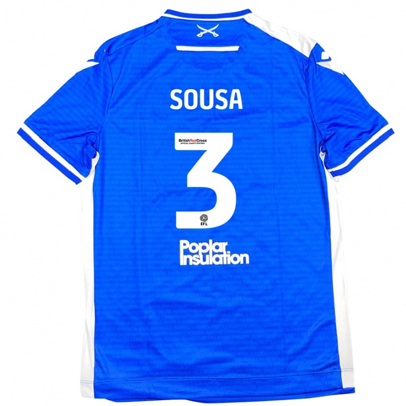 Danxen Herren Lino Sousa #3 Blau Weiß Heimtrikot Trikot 2024/25 T-Shirt Schweiz