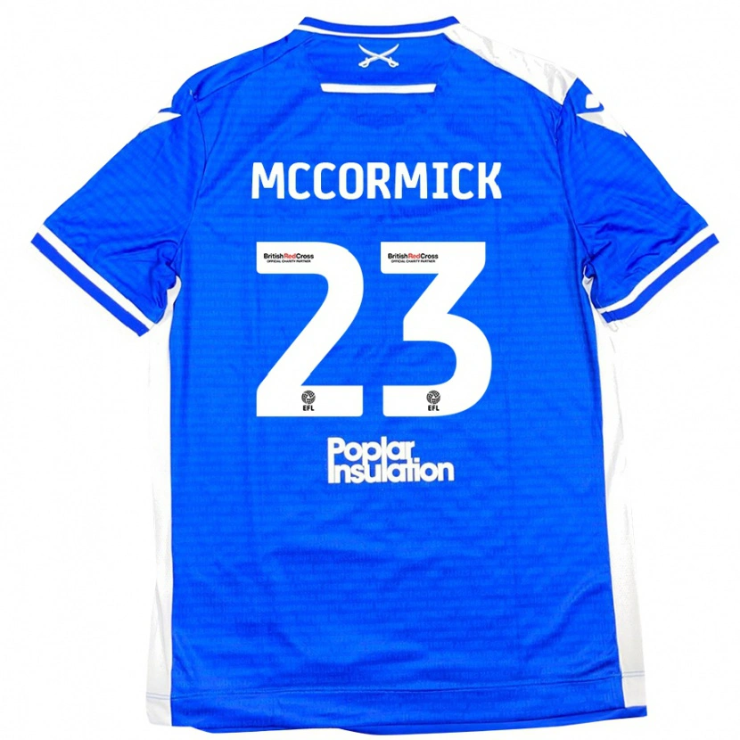 Danxen Herren Luke Mccormick #23 Blau Weiß Heimtrikot Trikot 2024/25 T-Shirt Schweiz