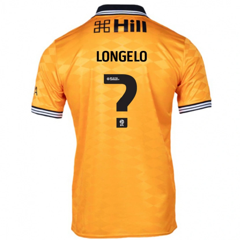 Danxen Herren Emmanuel Longelo #0 Orange Heimtrikot Trikot 2024/25 T-Shirt Schweiz