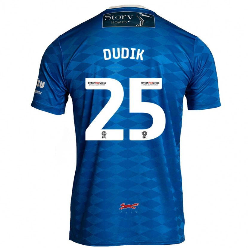 Danxen Herren Anton Dudik #25 Blau Heimtrikot Trikot 2024/25 T-Shirt Schweiz