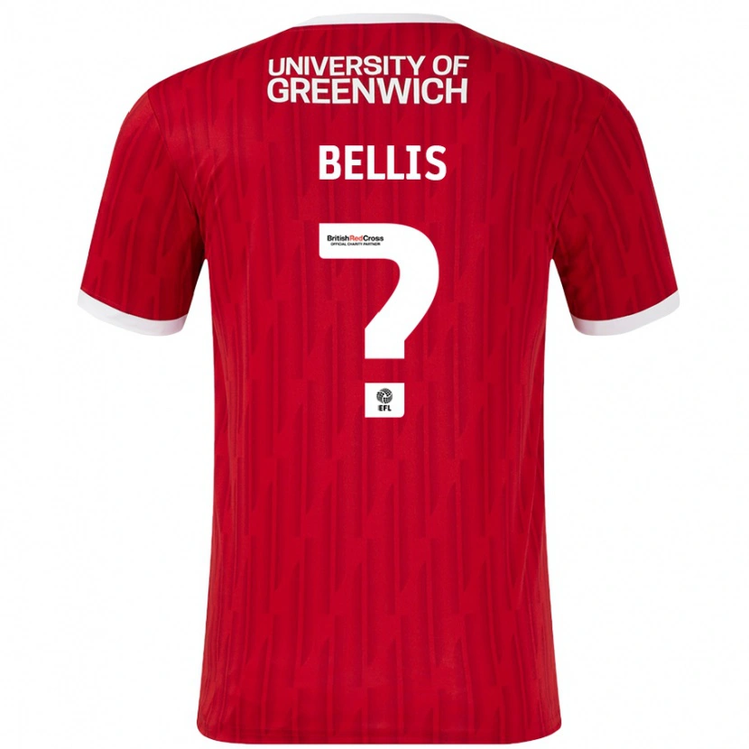 Danxen Herren Reece Bellis #0 Rot Weiß Heimtrikot Trikot 2024/25 T-Shirt Schweiz