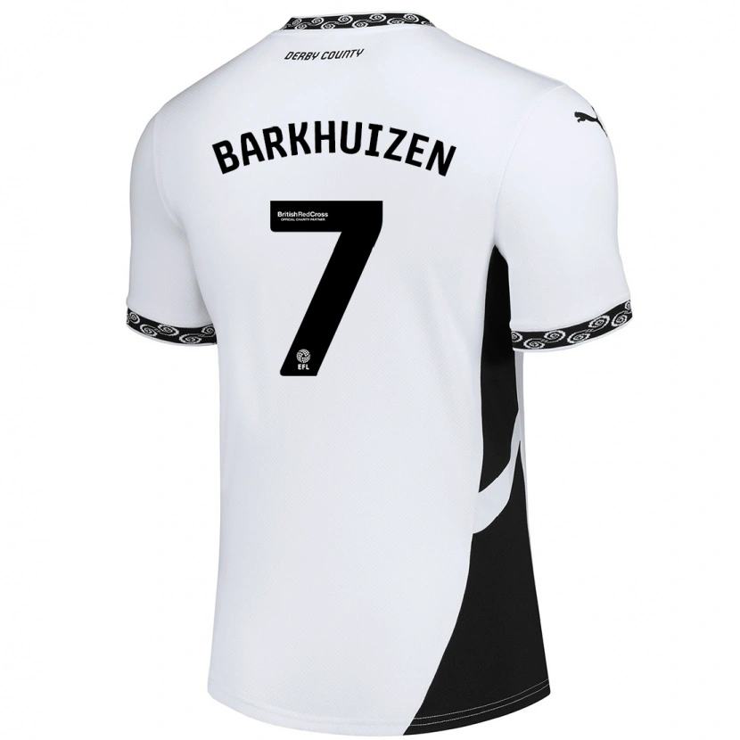 Danxen Herren Tom Barkhuizen #7 Weiß Schwarz Heimtrikot Trikot 2024/25 T-Shirt Schweiz