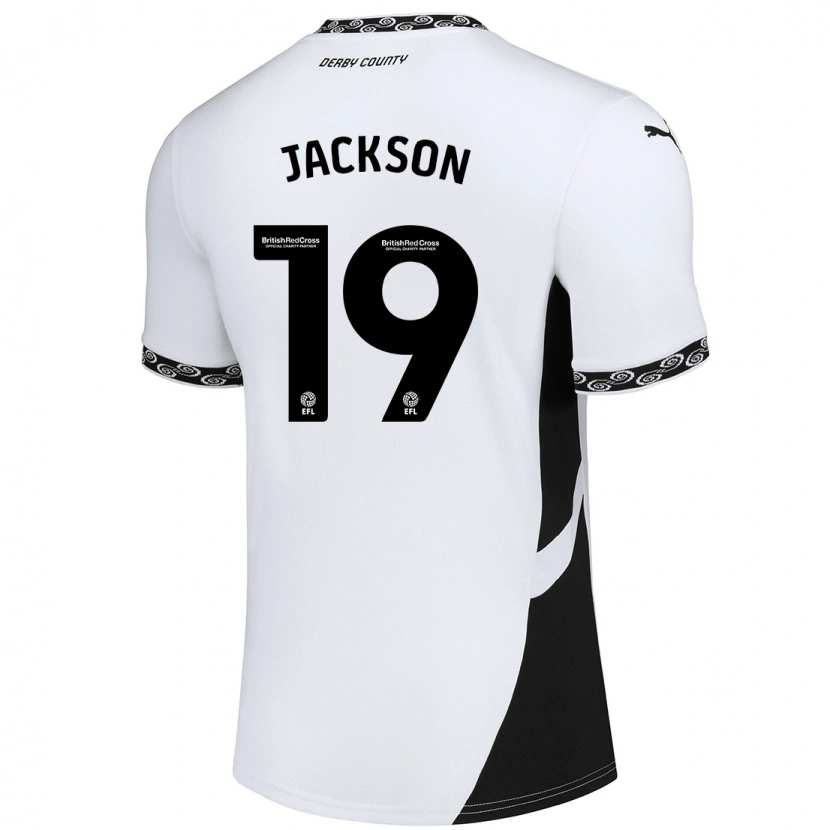 Danxen Herren Kayden Jackson #19 Weiß Schwarz Heimtrikot Trikot 2024/25 T-Shirt Schweiz