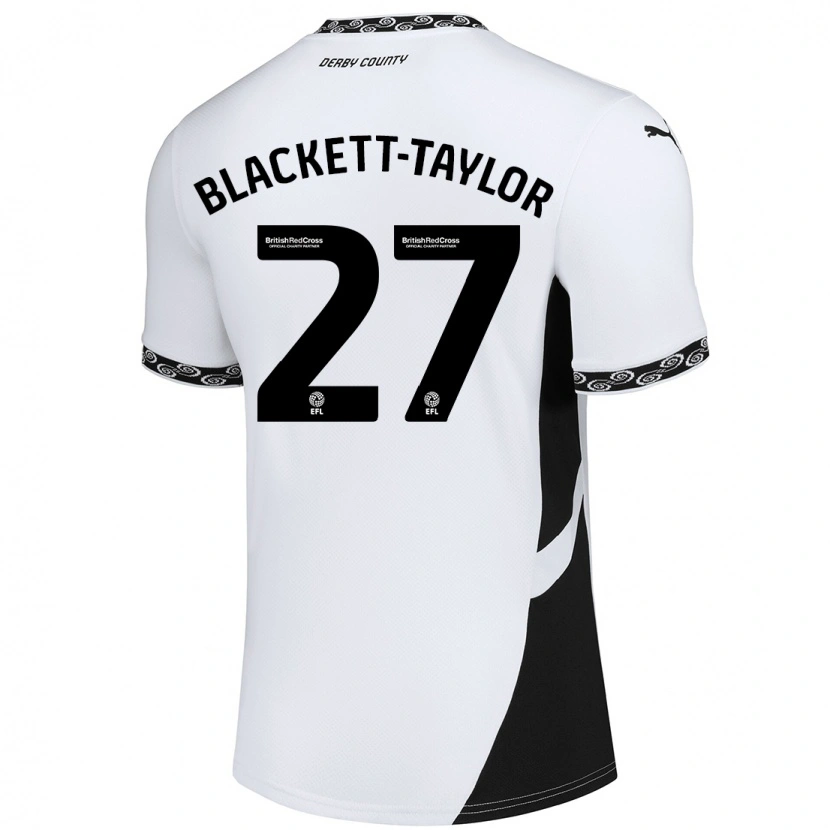 Danxen Herren Corey Blackett-Taylor #27 Weiß Schwarz Heimtrikot Trikot 2024/25 T-Shirt Schweiz