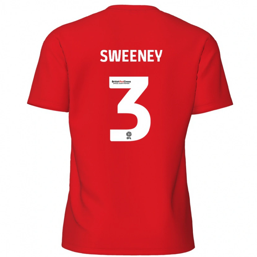 Danxen Herren Jayden Sweeney #3 Rot Heimtrikot Trikot 2024/25 T-Shirt Schweiz