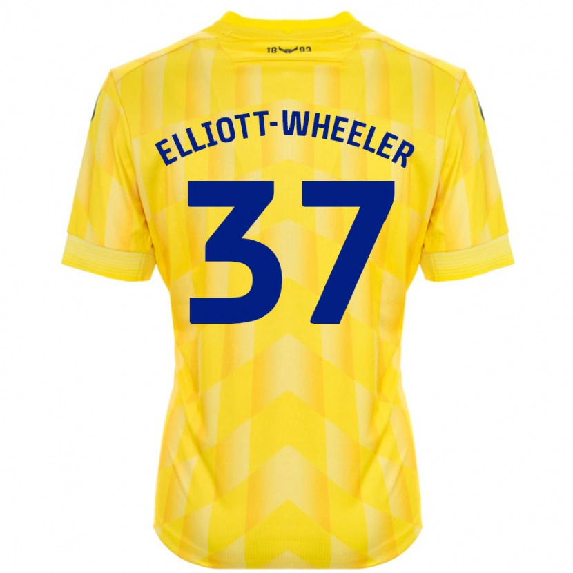 Danxen Herren Aidan Elliott-Wheeler #37 Gelb Heimtrikot Trikot 2024/25 T-Shirt Schweiz