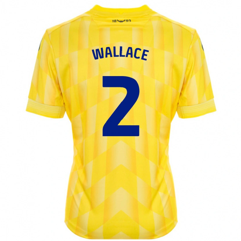 Danxen Herren Emily Wallace #2 Gelb Heimtrikot Trikot 2024/25 T-Shirt Schweiz