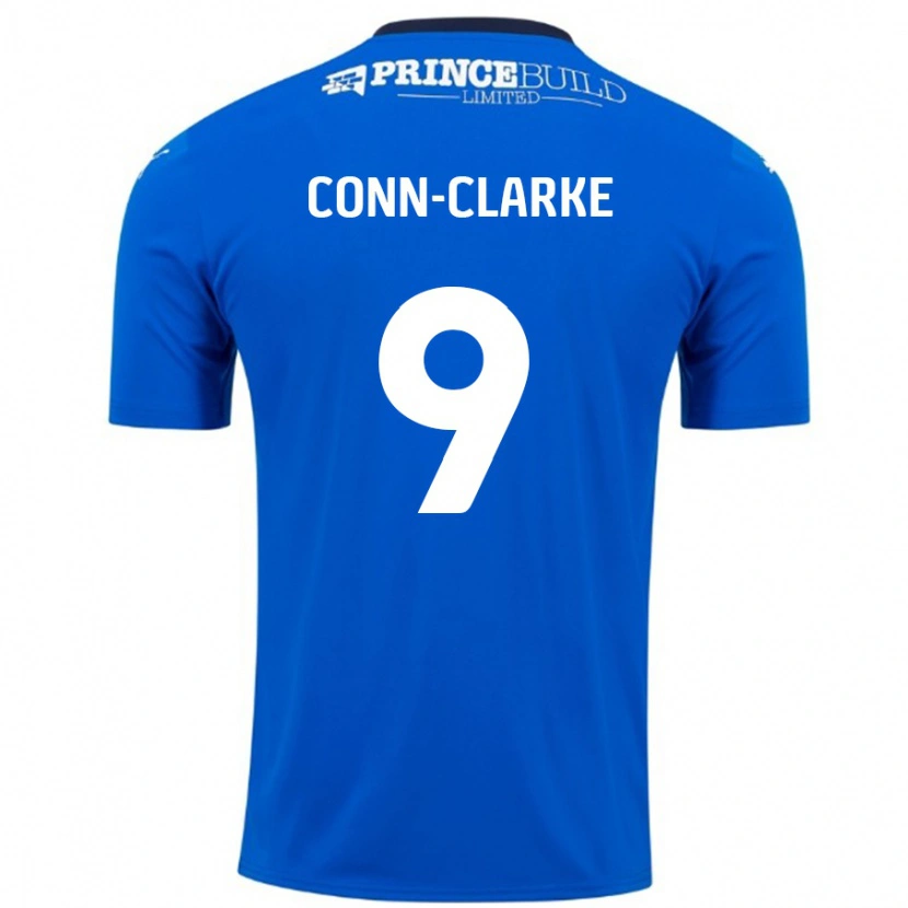 Danxen Herren Chris Conn-Clarke #9 Blau Weiß Heimtrikot Trikot 2024/25 T-Shirt Schweiz