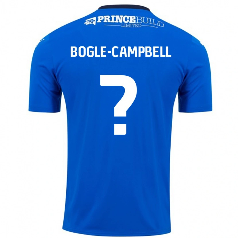 Danxen Herren Ma'kel Bogle-Campbell #0 Blau Weiß Heimtrikot Trikot 2024/25 T-Shirt Schweiz