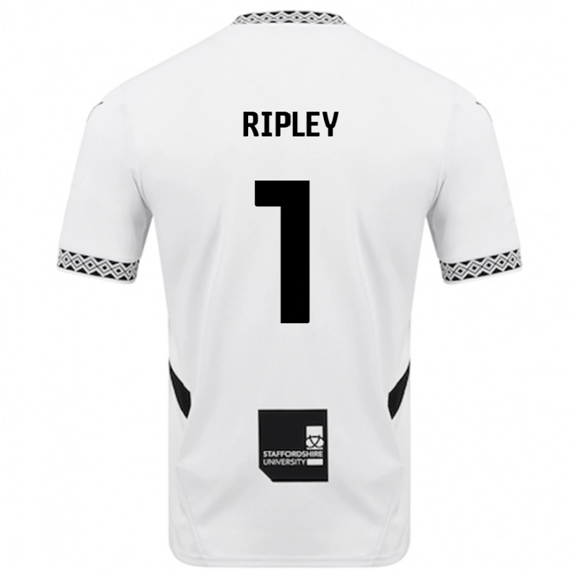 Danxen Herren Connor Ripley #1 Weiß Heimtrikot Trikot 2024/25 T-Shirt Schweiz