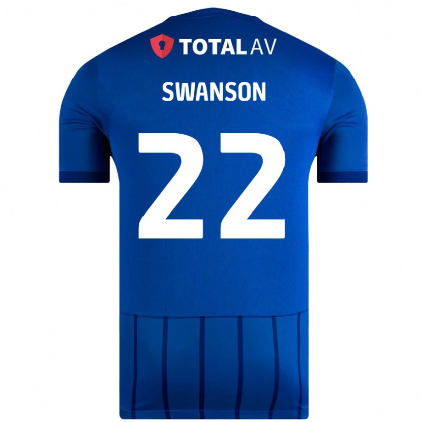 Danxen Herren Zak Swanson #22 Blau Heimtrikot Trikot 2024/25 T-Shirt Schweiz